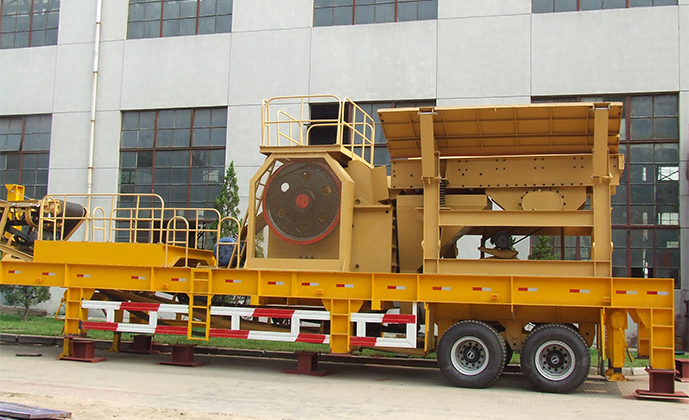 Planta de trituradora móvil portátil