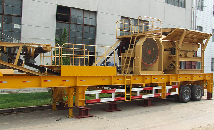 Planta de trituradora móvil portátil