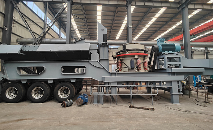 planta de trituradora móvil con cone
